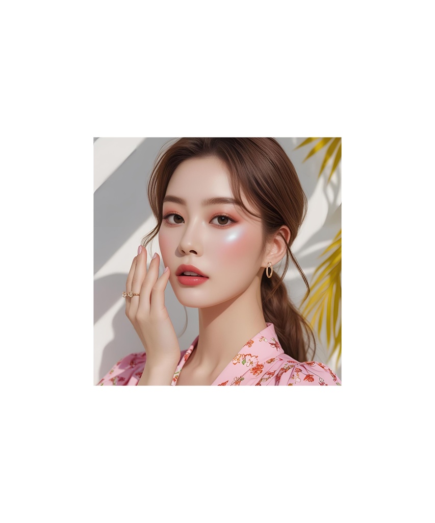 Floral Glow – 花と美肌のビジュアル素材集 38枚セット