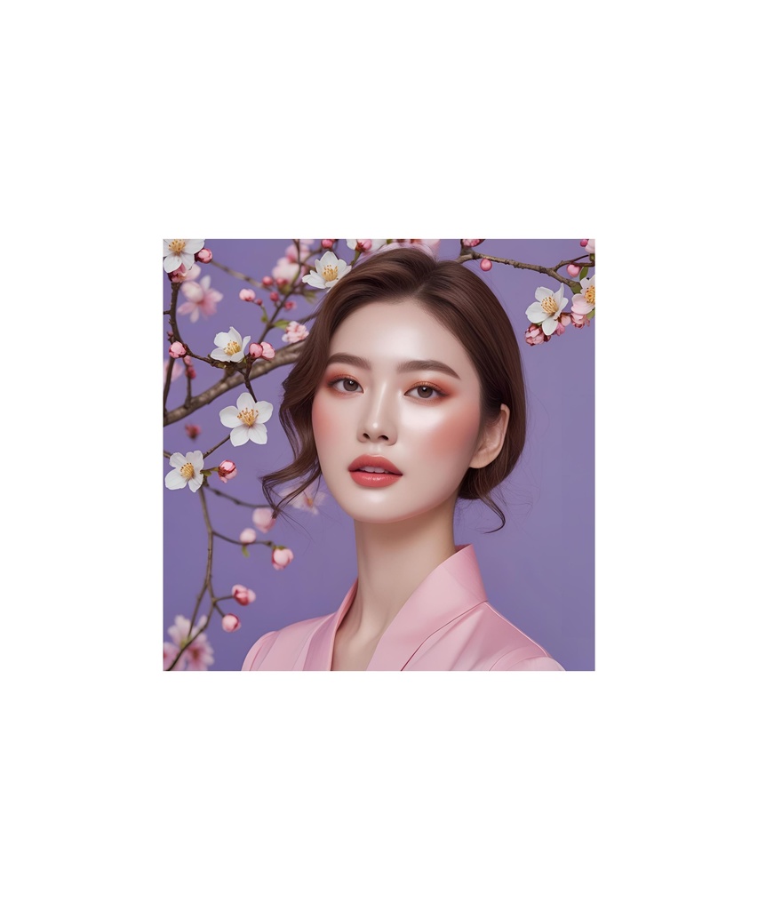 Floral Glow – 花と美肌のビジュアル素材集 38枚セット