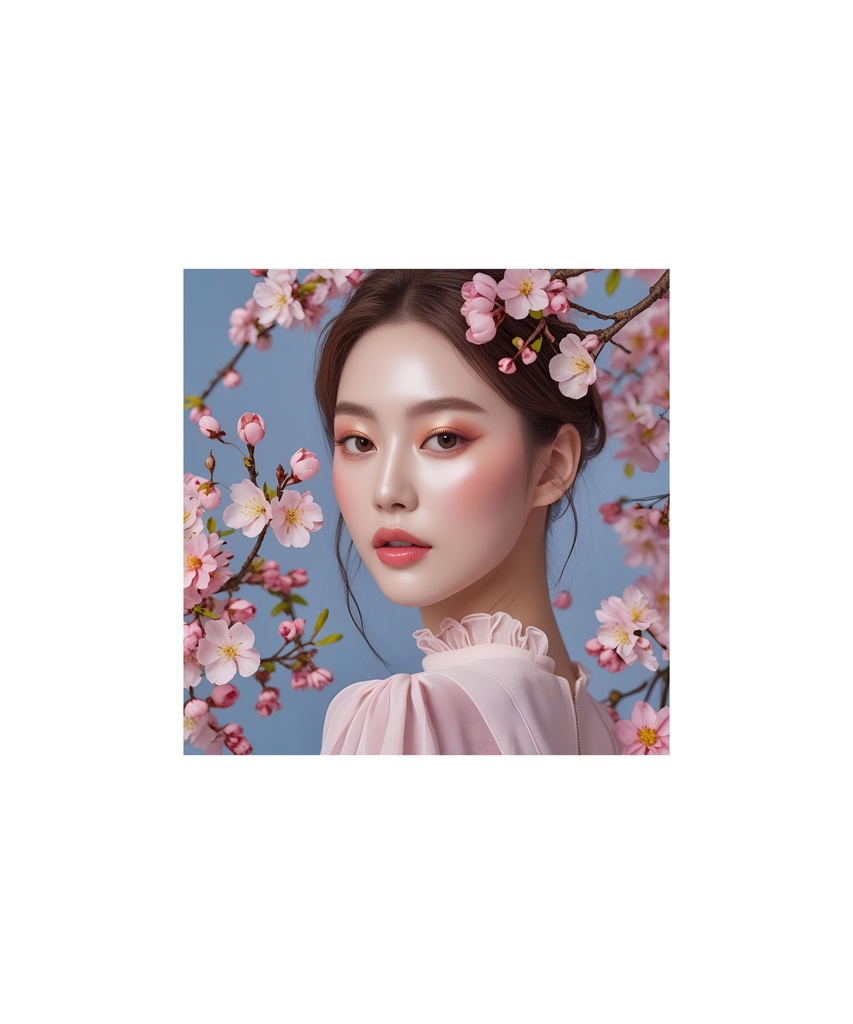 Floral Glow – 花と美肌のビジュアル素材集 38枚セット