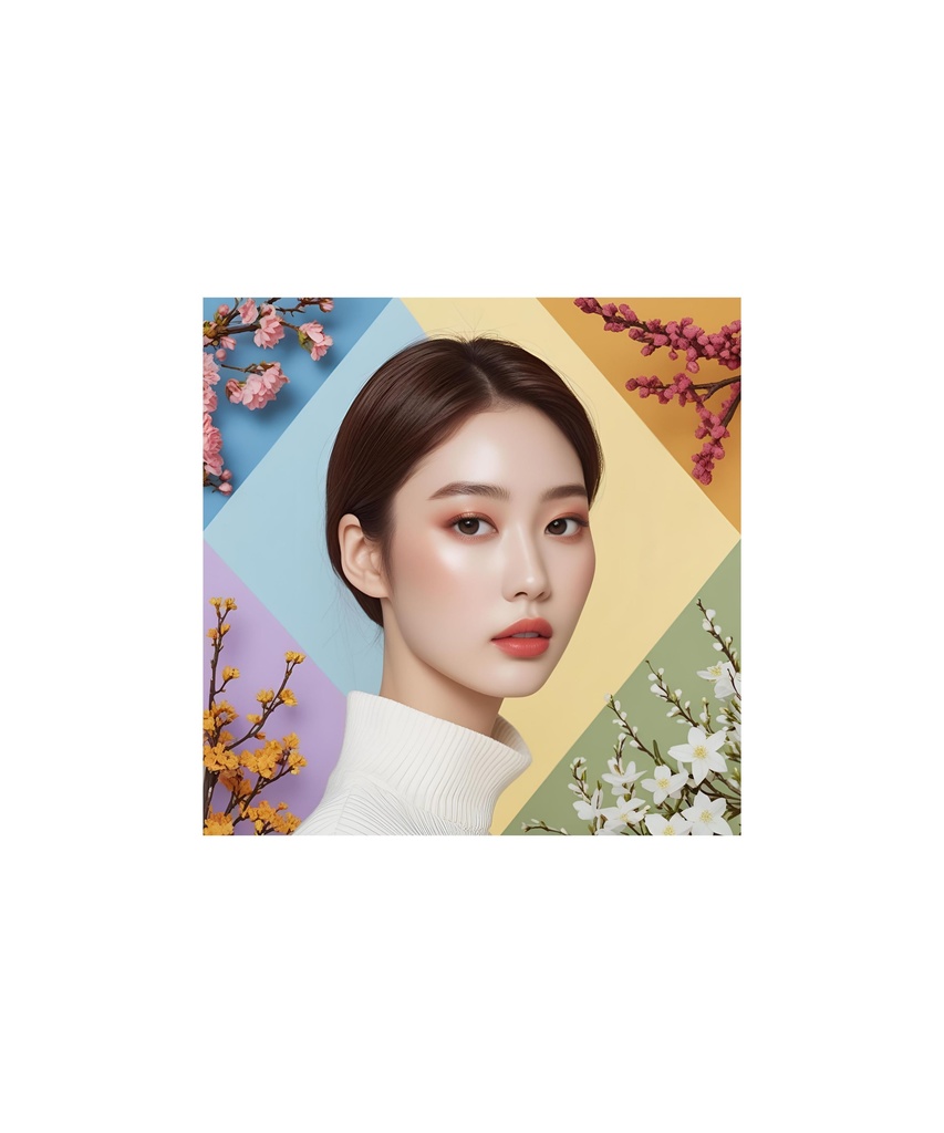 Floral Glow – 花と美肌のビジュアル素材集 38枚セット