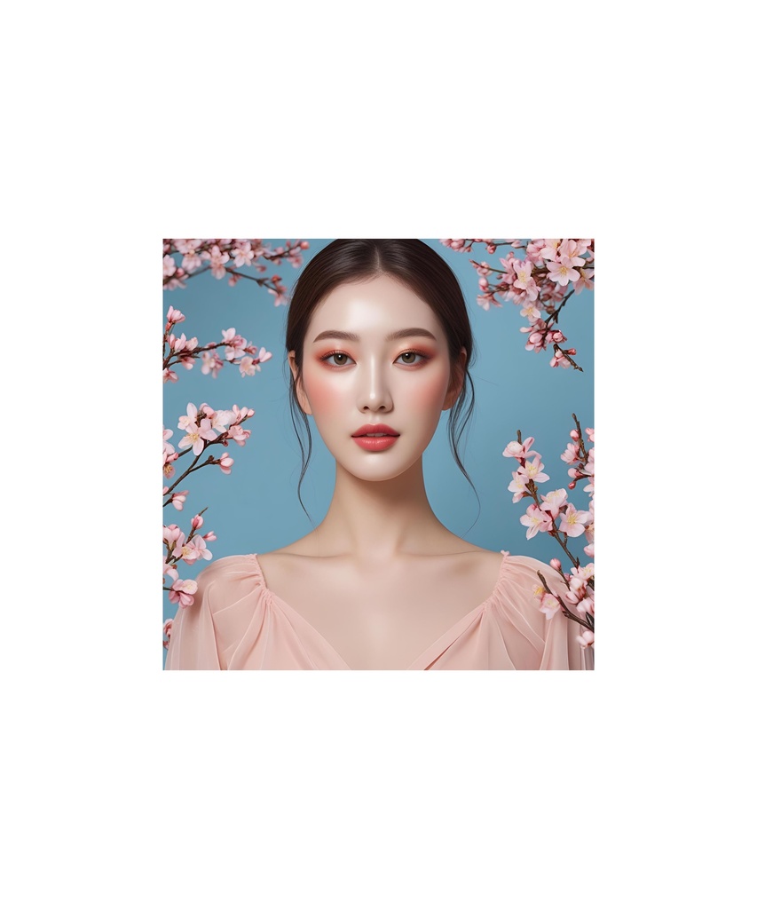 Floral Glow – 花と美肌のビジュアル素材集 38枚セット