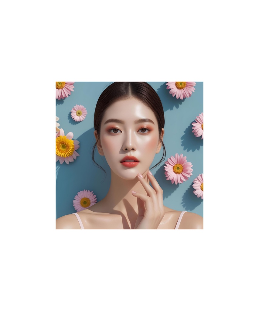 Floral Glow – 花と美肌のビジュアル素材集 38枚セット