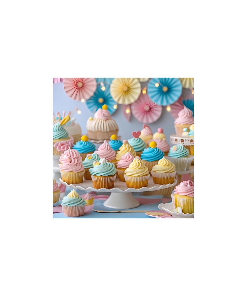 カップケーキコレクション パステル/くすみ系/ダーク系&イベント41枚セット
