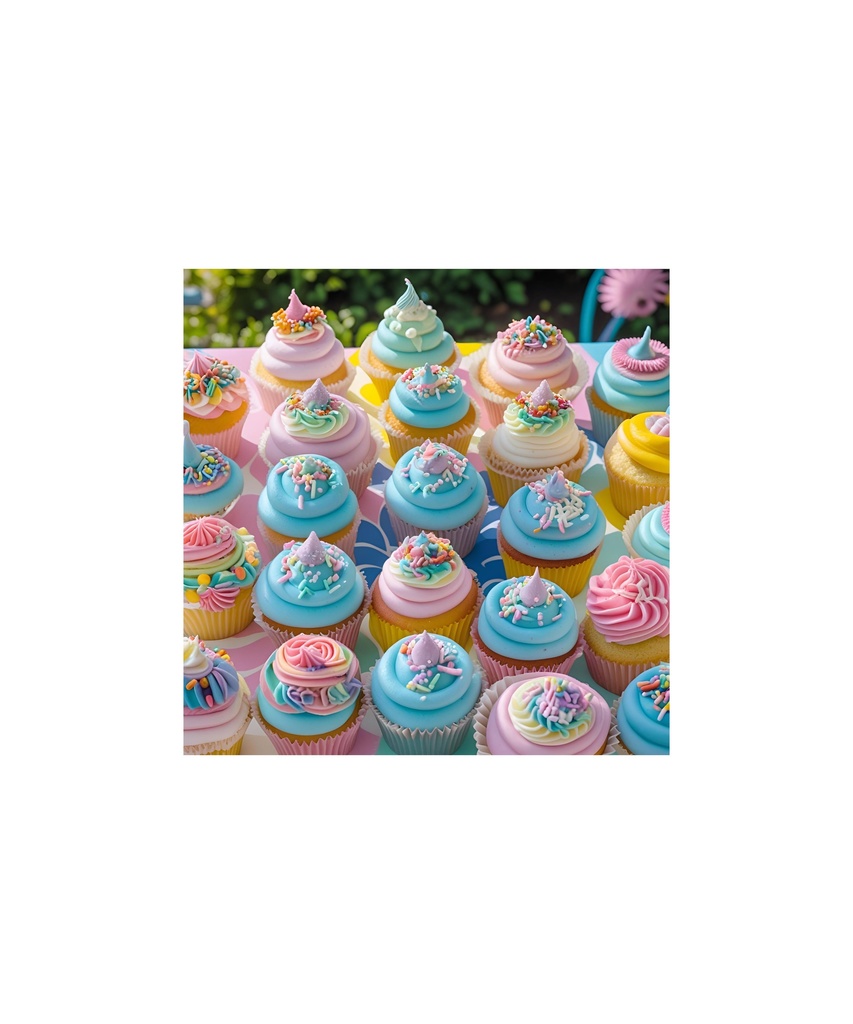 カップケーキコレクション パステル/くすみ系/ダーク系&イベント41枚セット