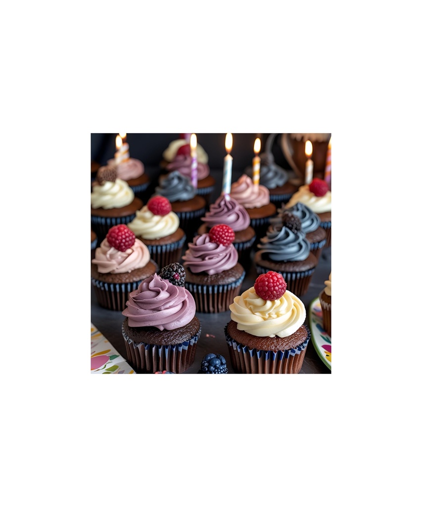 カップケーキコレクション パステル/くすみ系/ダーク系&イベント41枚セット