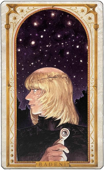 バデーニを飾るアクリルスタンド