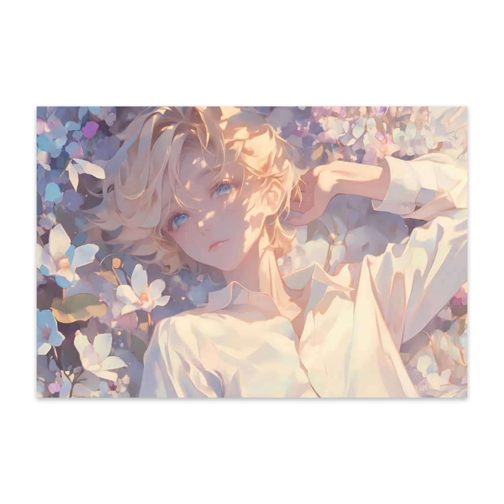 ポストカード『花々に溺れる午後』