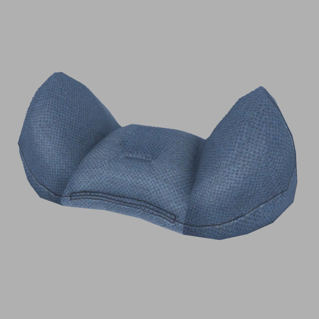 VR睡眠専用まくら「ぶいすいーと」3Dモデル