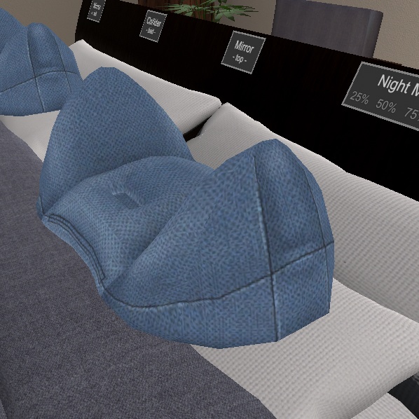 VR睡眠専用まくら「ぶいすいーと」3Dモデル