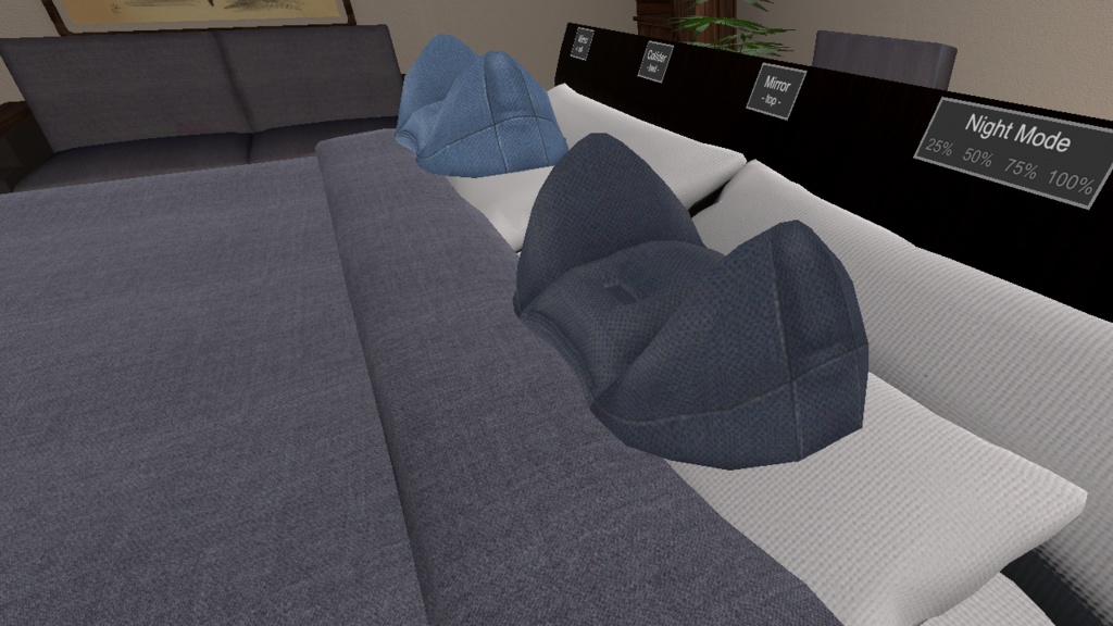 VR睡眠専用まくら「ぶいすいーと」3Dモデル