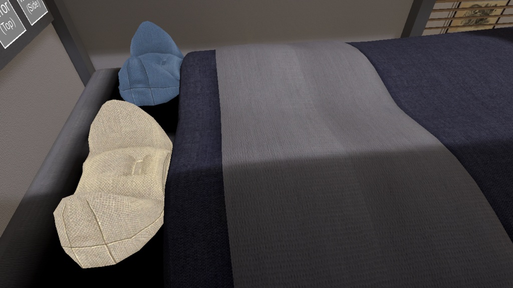 VR睡眠専用まくら「ぶいすいーと」3Dモデル