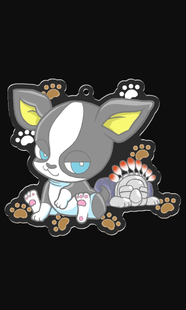 イギーとザ・フール なかよし アクリルキーホルダー