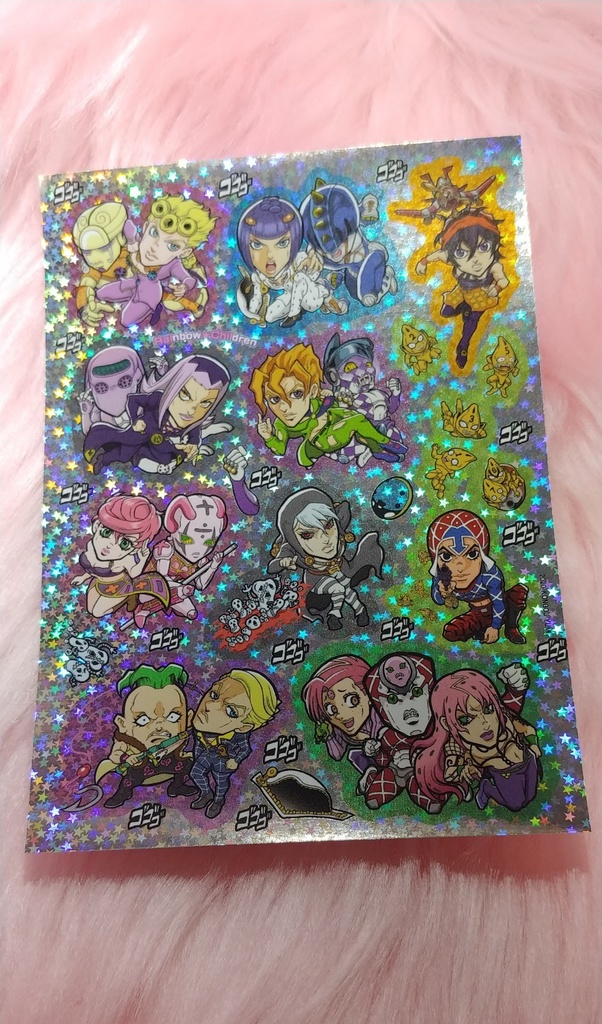 5ブ　オールキャラシール　裏面印刷なし