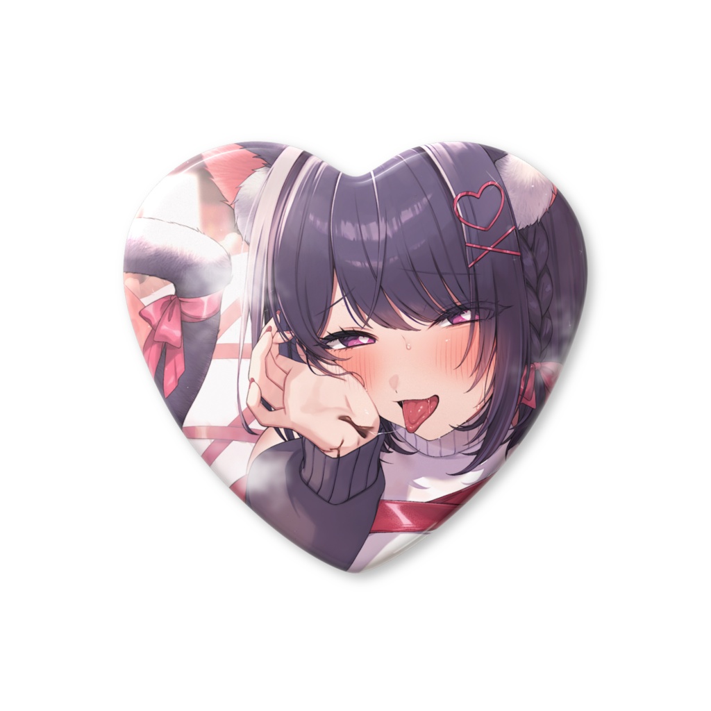 【乃楽莉みや2026誕生日グッズ】ハート缶バッジ 【3/22まで】