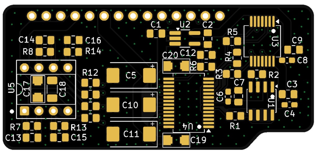 FN1242Aモジュール実験基板 (NosPiDAC MAX シリーズ用)
