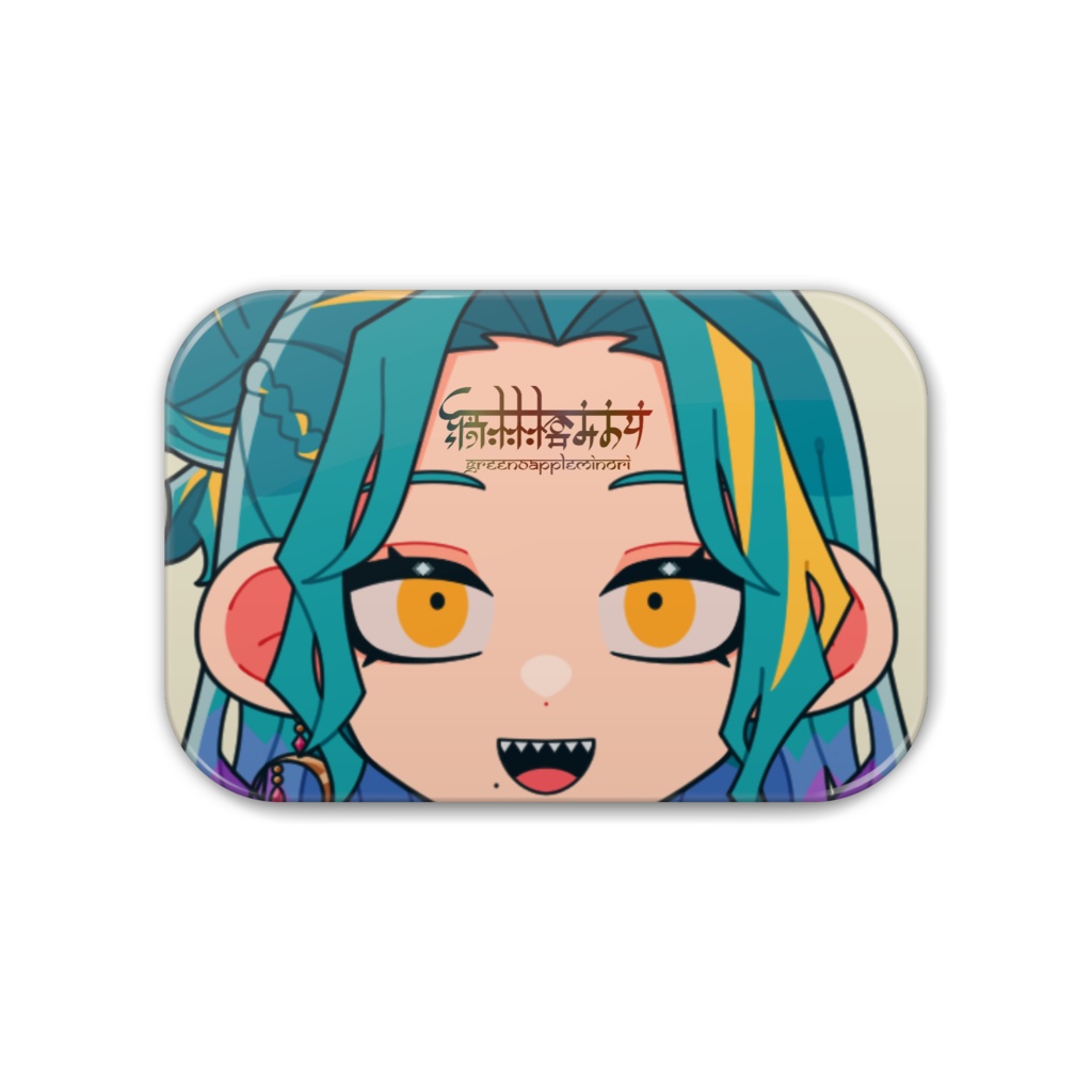 【角丸】缶バッジ