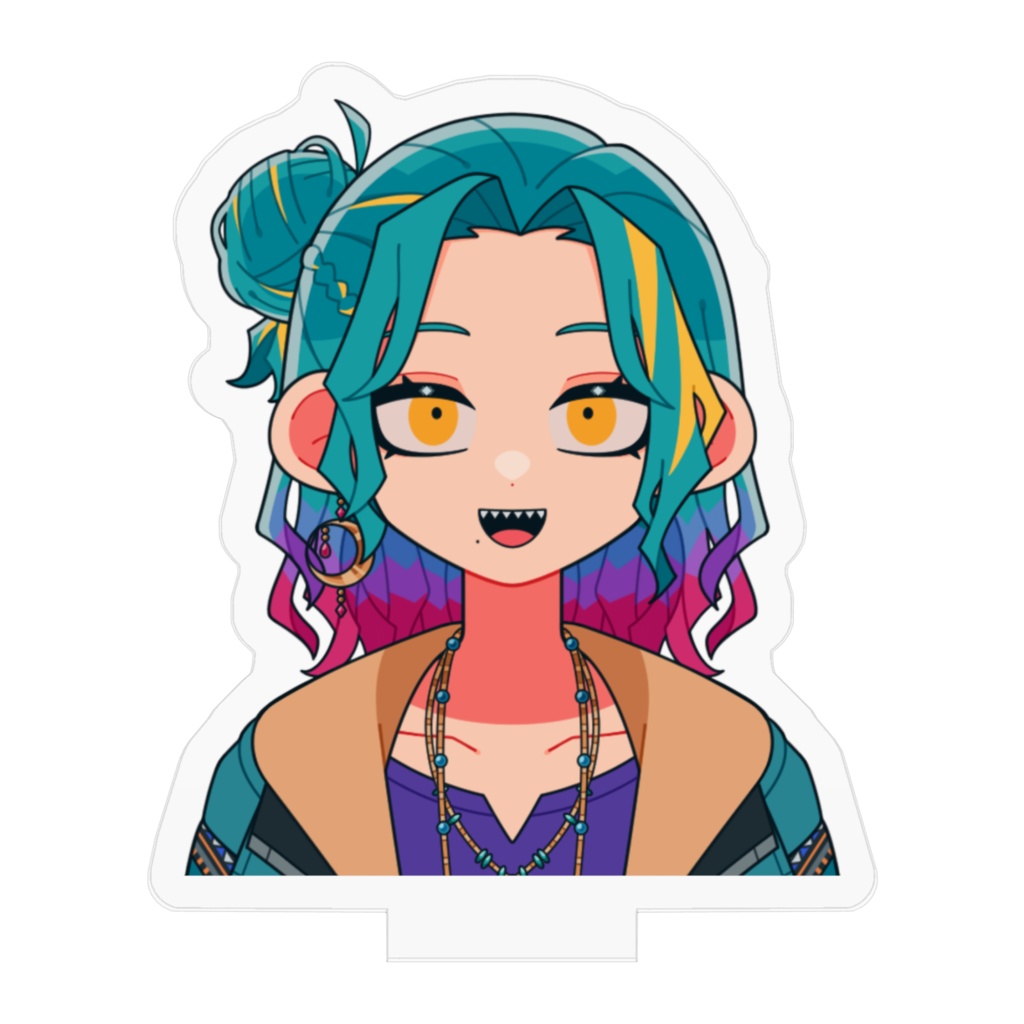 【選べる8種類】バストアップアクリルフィギュア【50 × 50 (mm)】