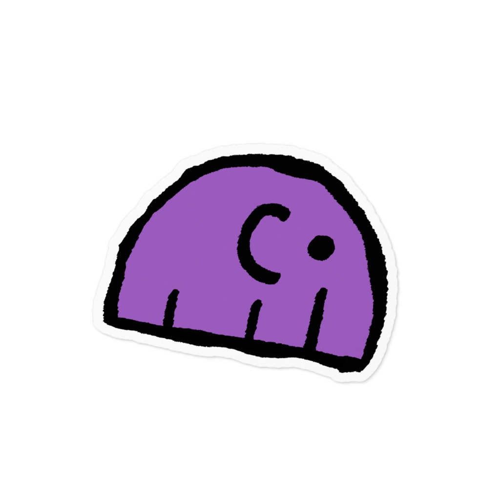 毒エレファントステッカー