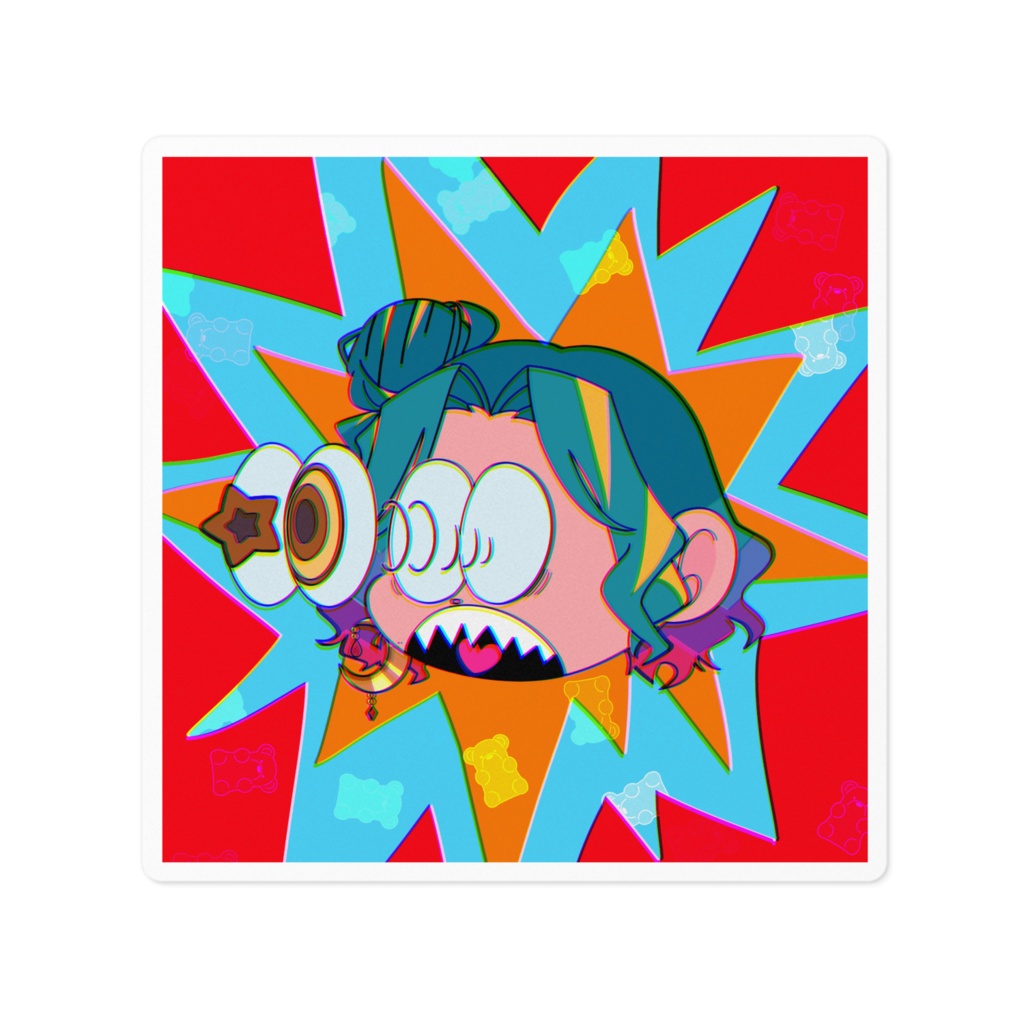 チェン×チャむ　コラボステッカー