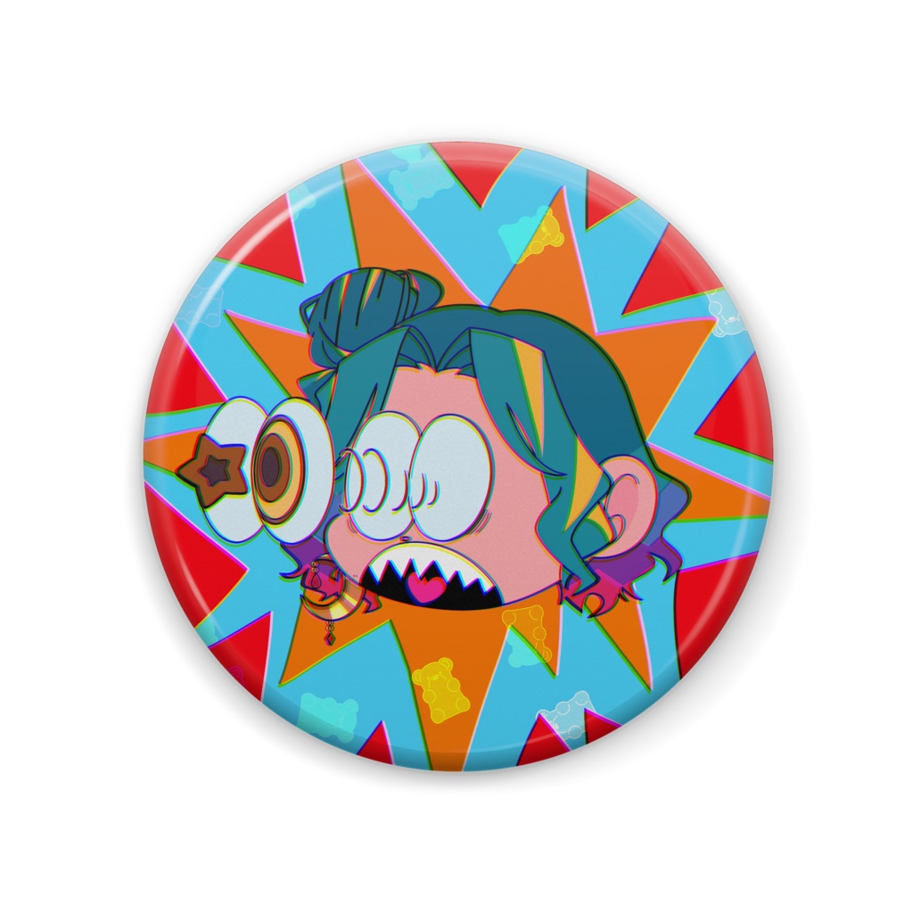 チェン×チャむ　コラボ缶バッジ