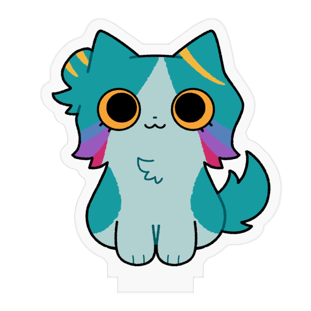 【アクリルフィギュア】座り猫チェン