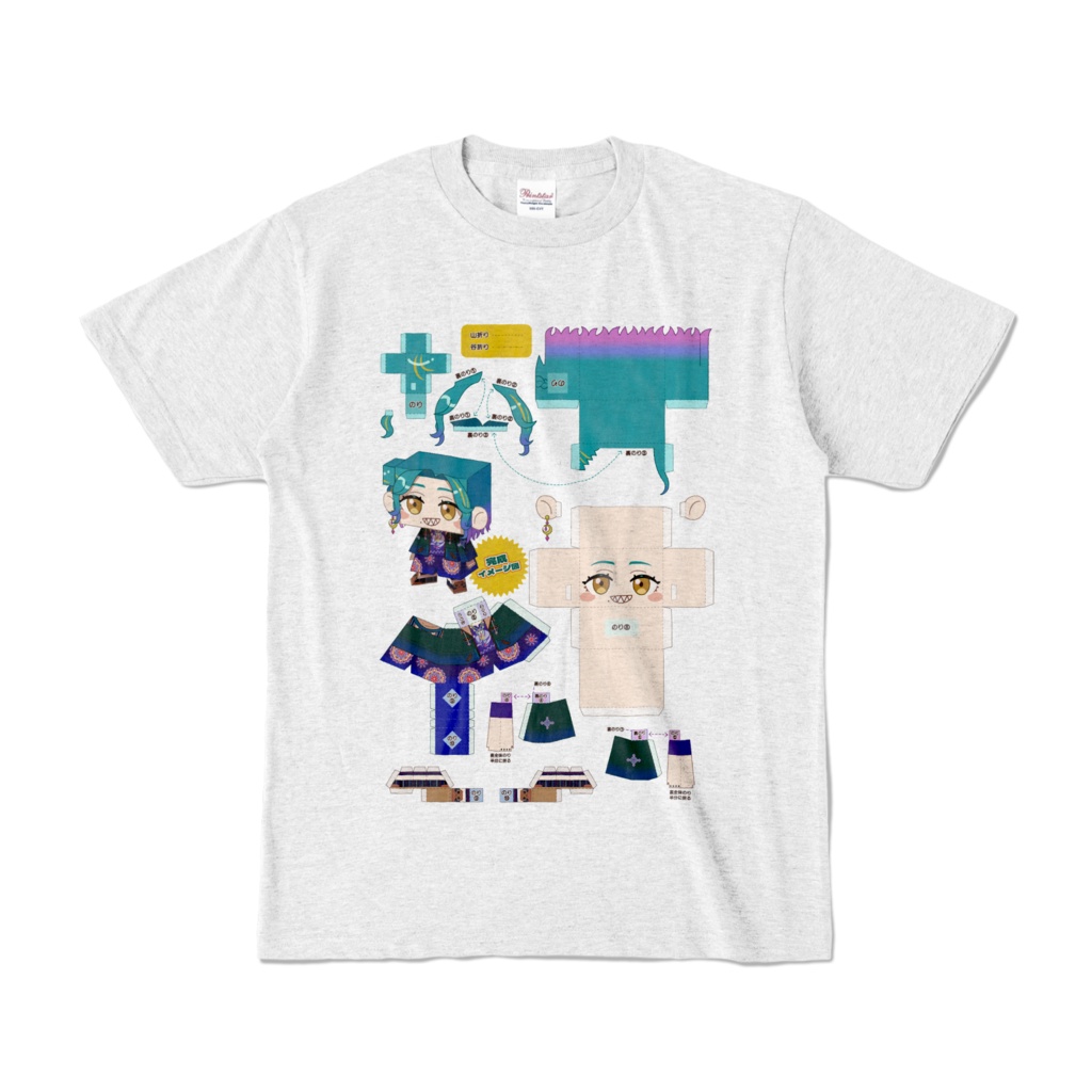 展開図Tシャツ