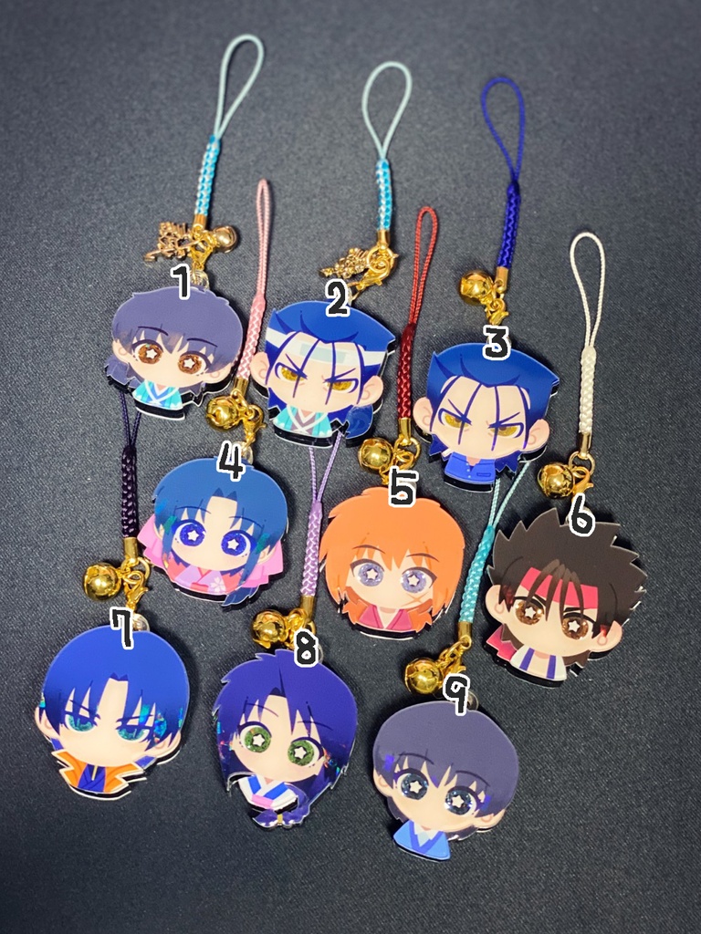 るろ剣キラキラアクキー