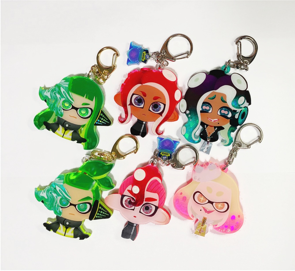 イカキラキラアクキー