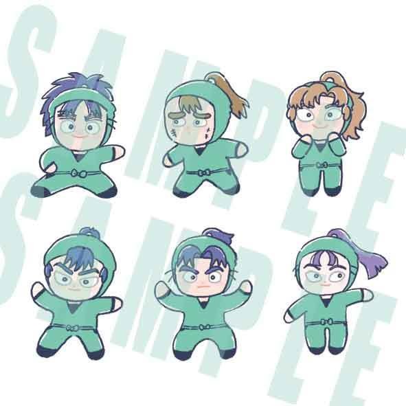 フレークシール6枚セット