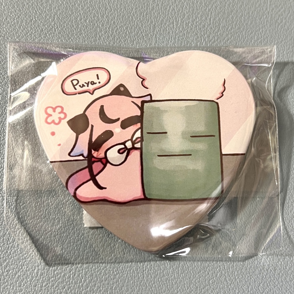 ぷやのお茶会缶バッジ(ヒメ)