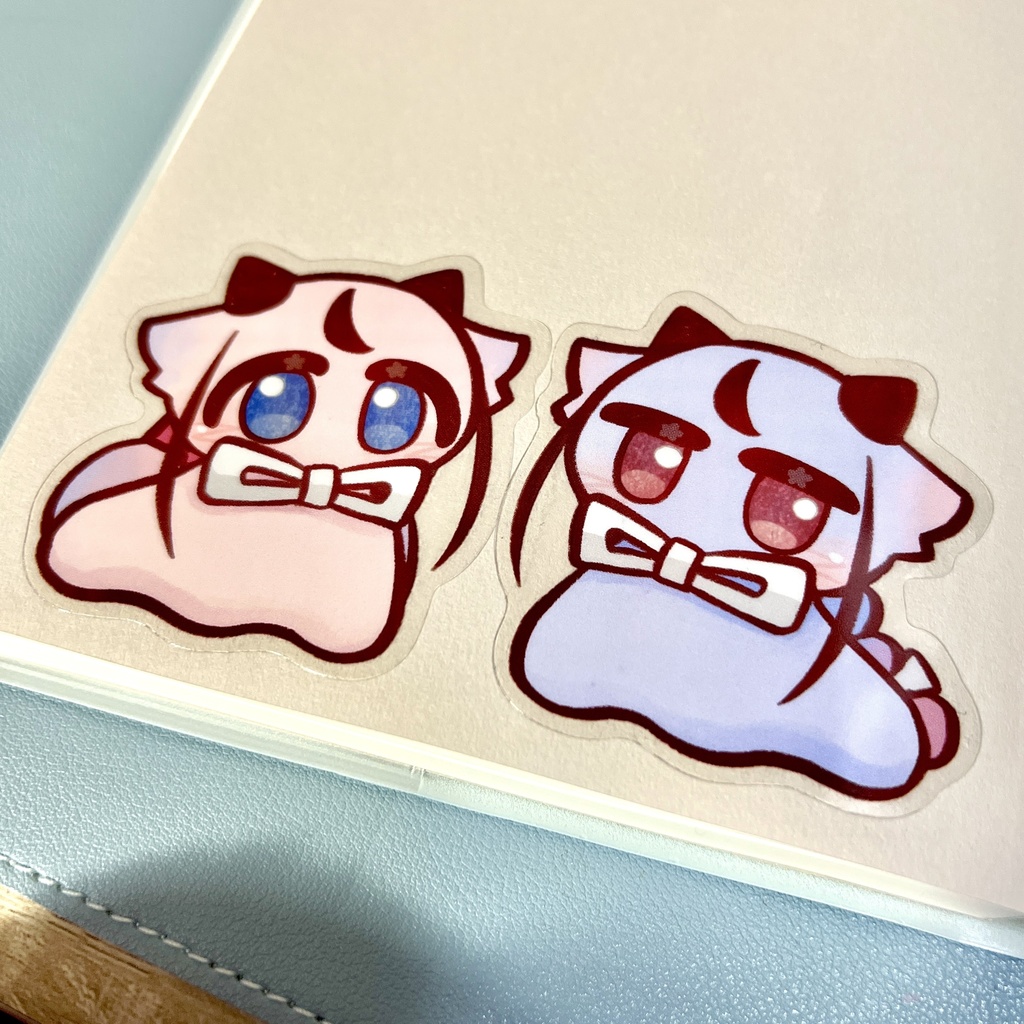 ぷやステッカー(ヒメ・ミコト)