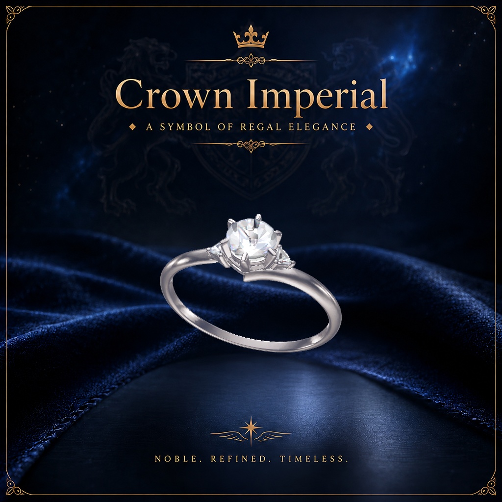 【🎁三日間限定無料🎁】Crown Imperial MA対応33Avatar 宝飾サイズ2種Prefab (12color × 17color）｜男女兼用