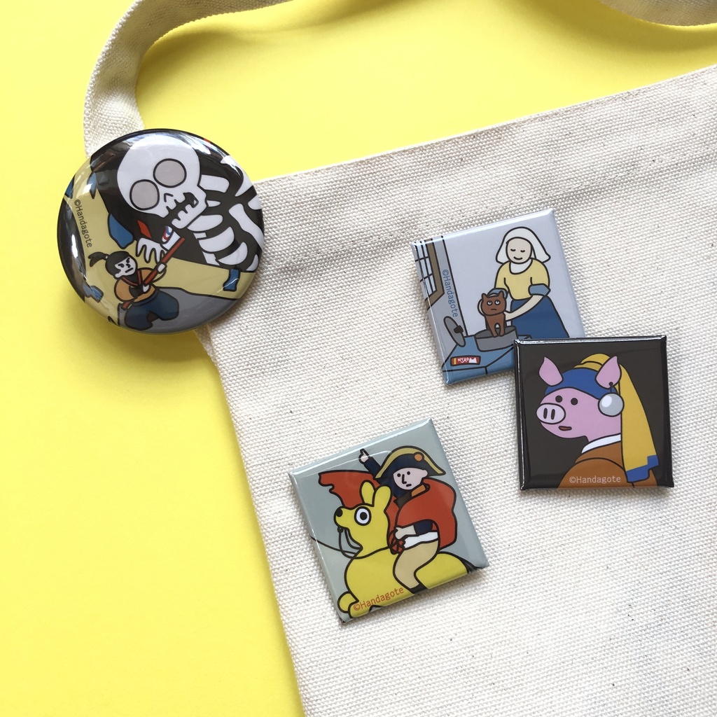 変たち 缶バッジ