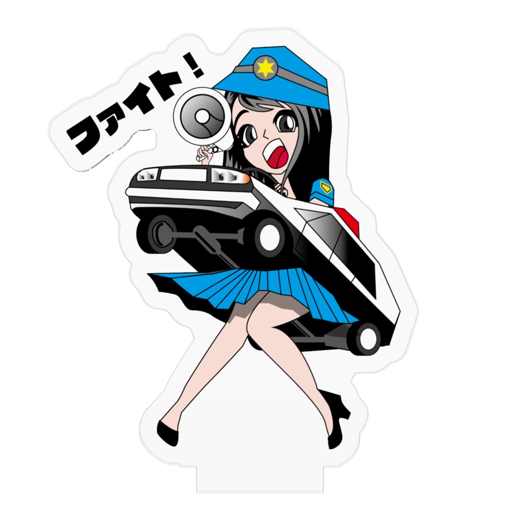 GIRLSPOLICEアクリルフィギュア