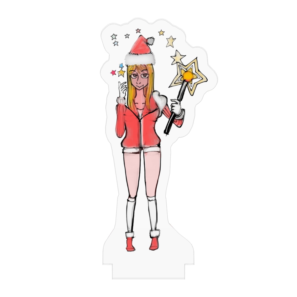 santa girlアクリルフィギュア