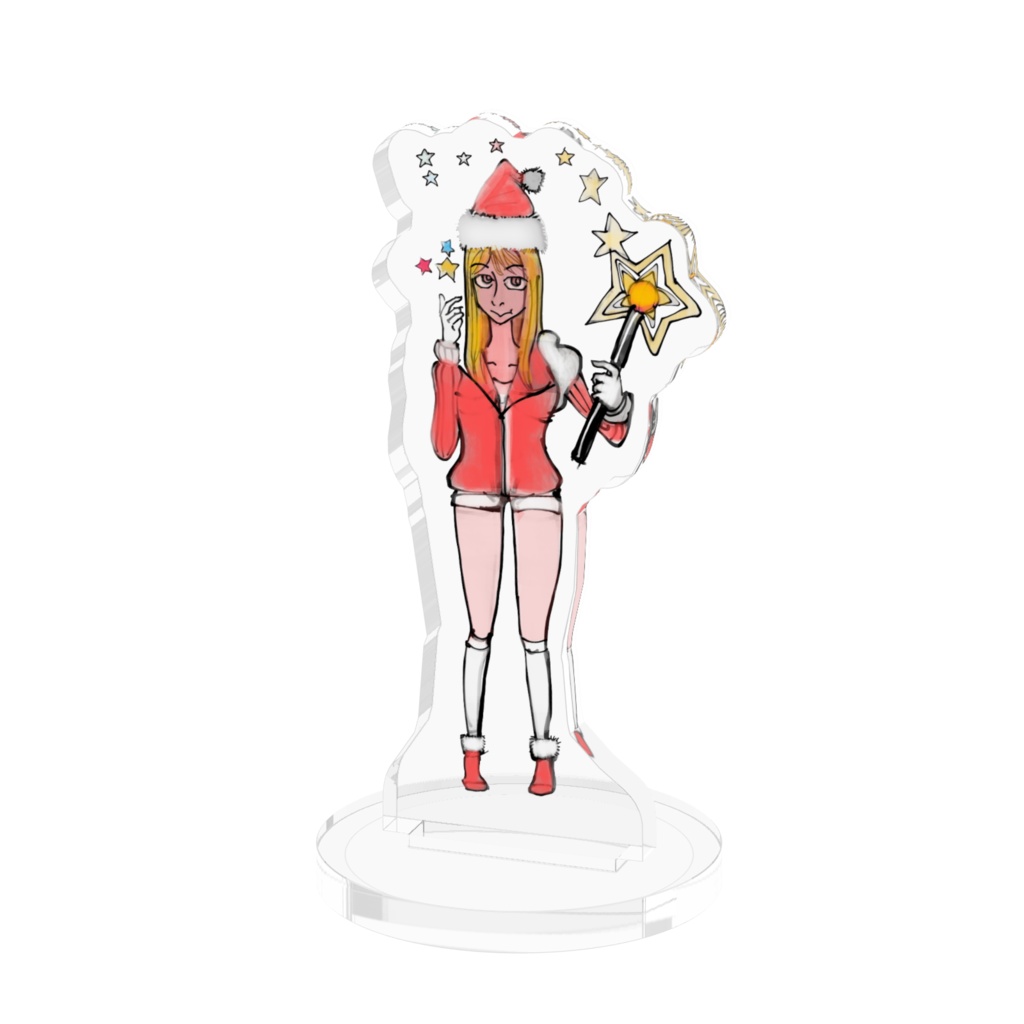 santa girlアクリルフィギュア
