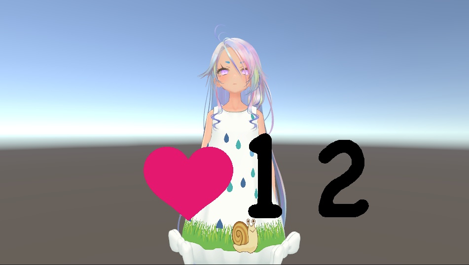 【VRChat】アバターの数字カウンターセット【無料】