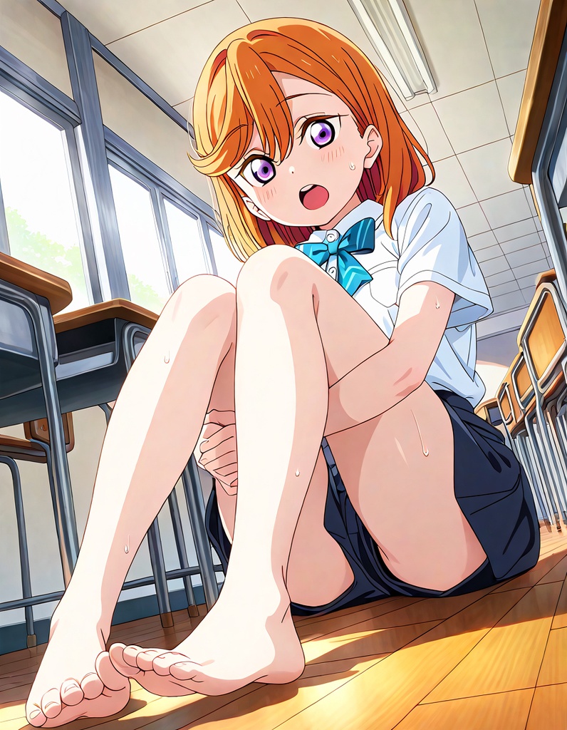 澁谷かのん　足フェチイラスト集