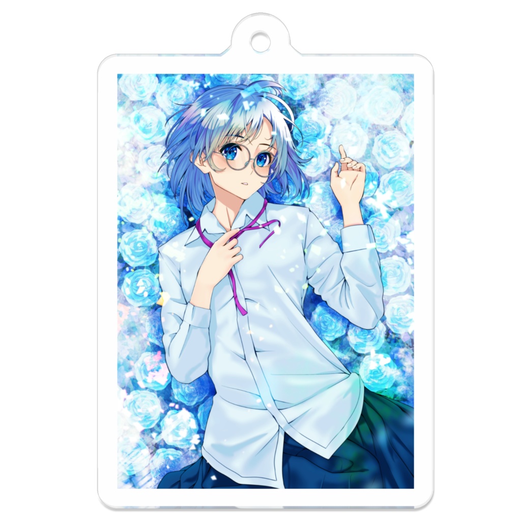 アクリルキーホルダー「青い可能性」