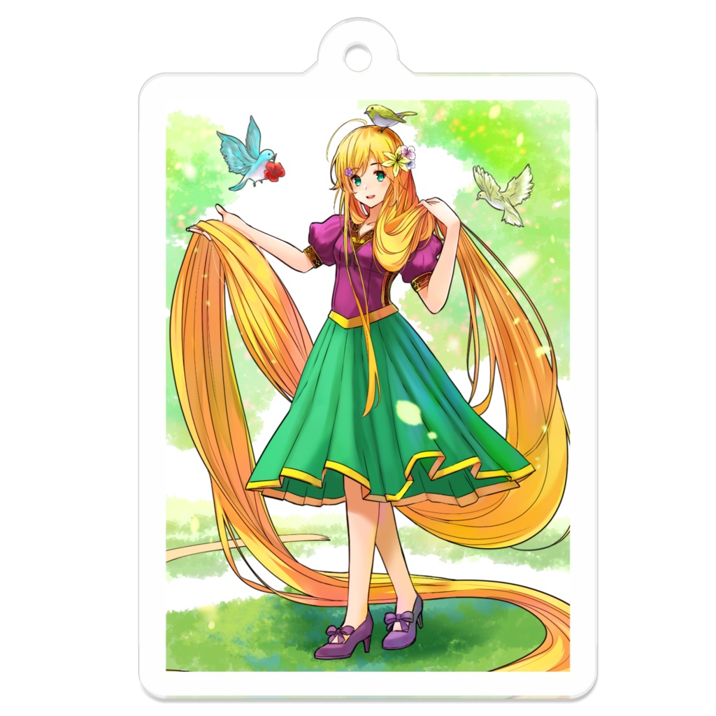 アクリルキーホルダー「ラプンツェル」