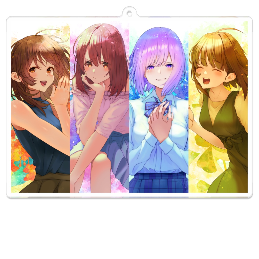アクリルキーホルダー「喜怒哀楽」
