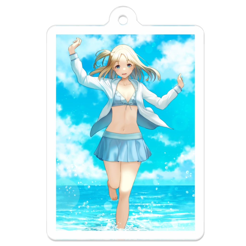 アクリルキーホルダー「真夏の太陽」