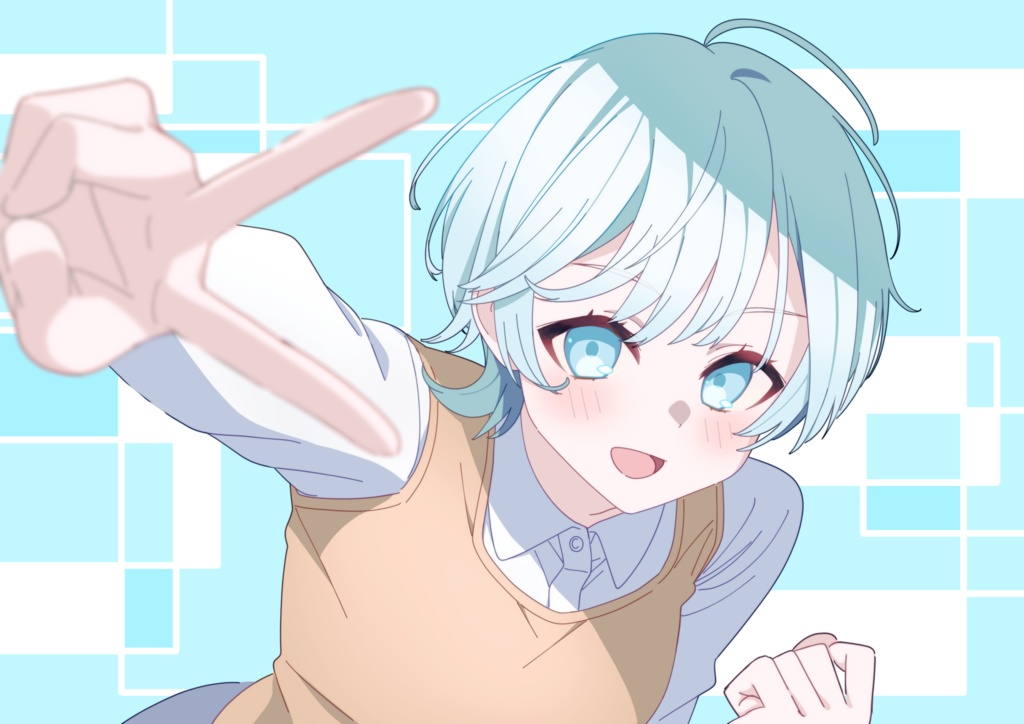 アクリルキーホルダー「ピース」