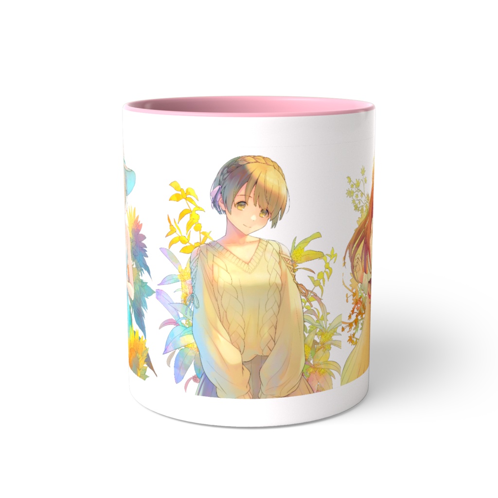 ツートンカラーマグカップ【花言葉Ⅲ】