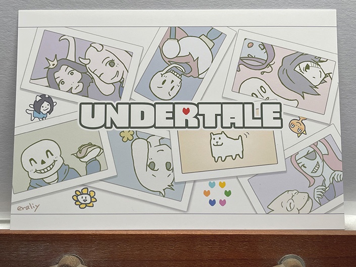 *ポストカード(UNDERTALEファンアート−1)2種類から選べます