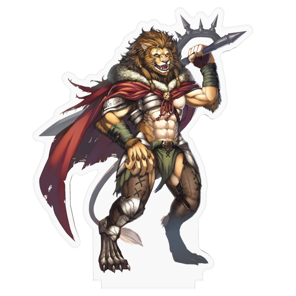 獅子男フィギュア 100×100mm