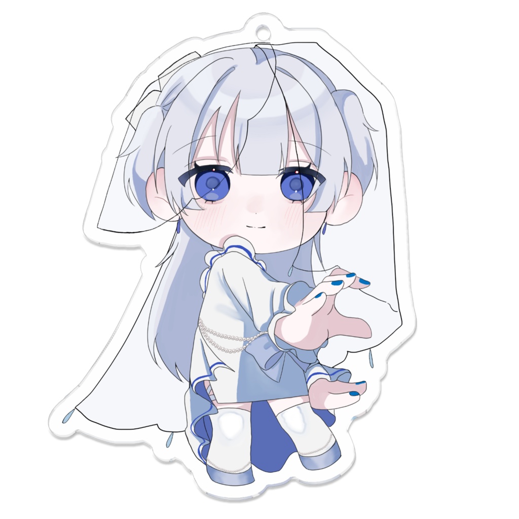 幽雨アクキー_雫滴ここな_