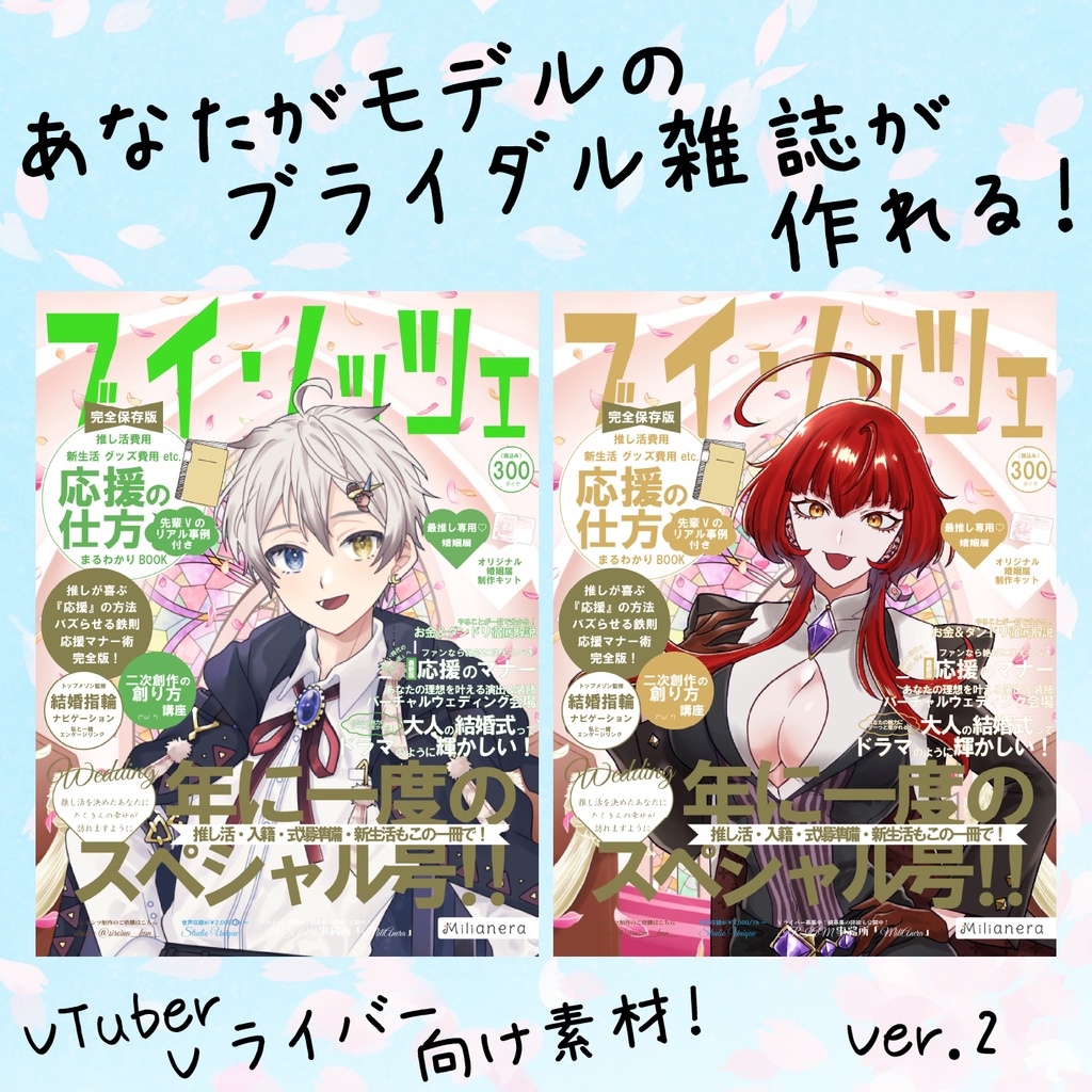 ブイ・ノッツェ 電脳界 2023年 スペシャル号【ウェディング雑誌風素材】