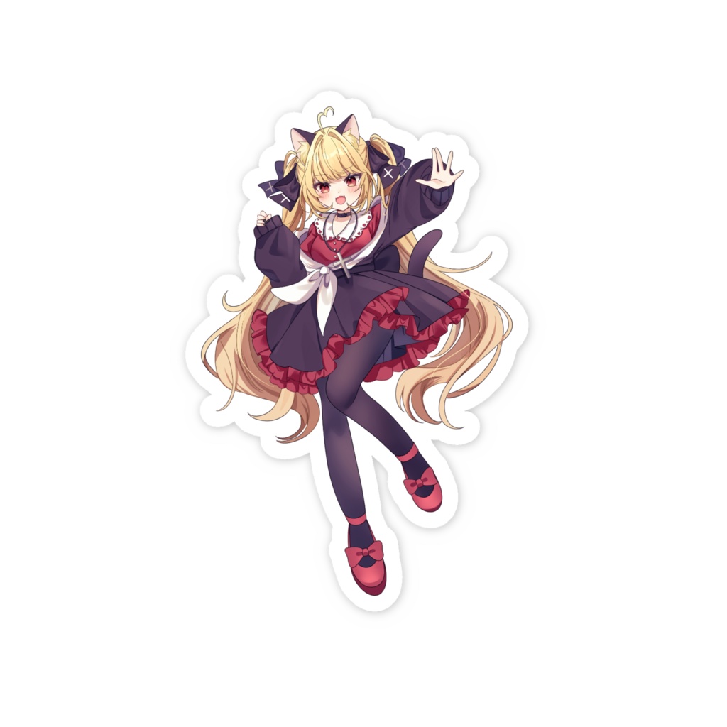 めろんちゃキービジュステッカー