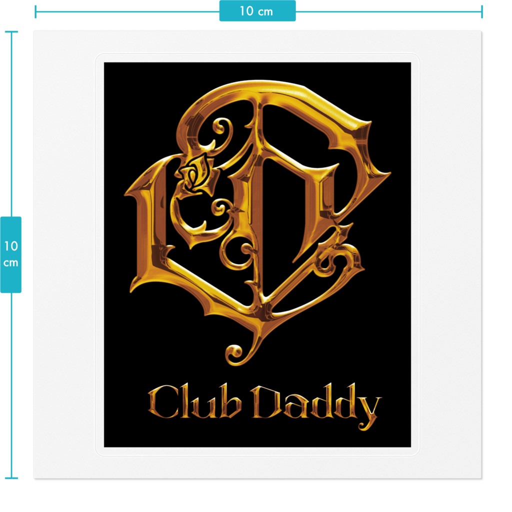 Club Daddy/ステッカー(背景あり・なし)